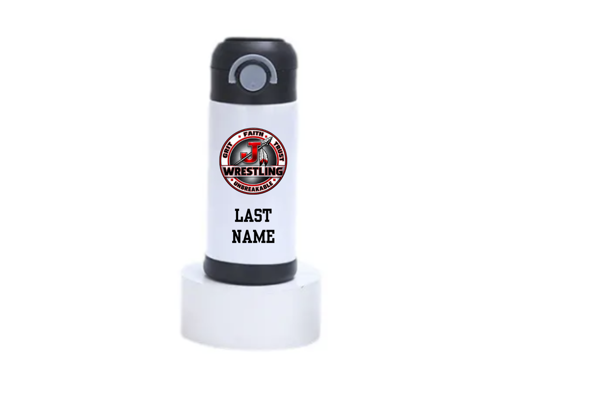 Jackson Indians Wrestling Club Drinkware 12oz Stainless Steel Tumbler (Customizable)