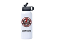 Jackson Indians Wrestling Club Drinkware 32oz Stainless Steel Water Bottle (Customizable)