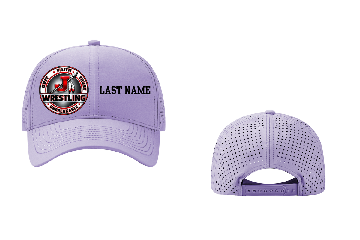 Jackson Indians Wrestling Club Cap Lavender Snap Back (Customizable)