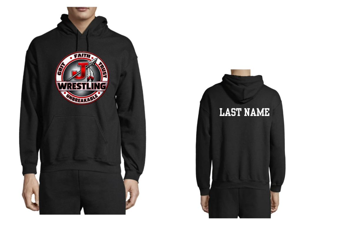 Jackson Indians Wrestling Club Hoodie Black (Customizable)