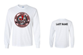 Jackson Indians Wrestling Club Long Sleeve Shirt White (Customizable)