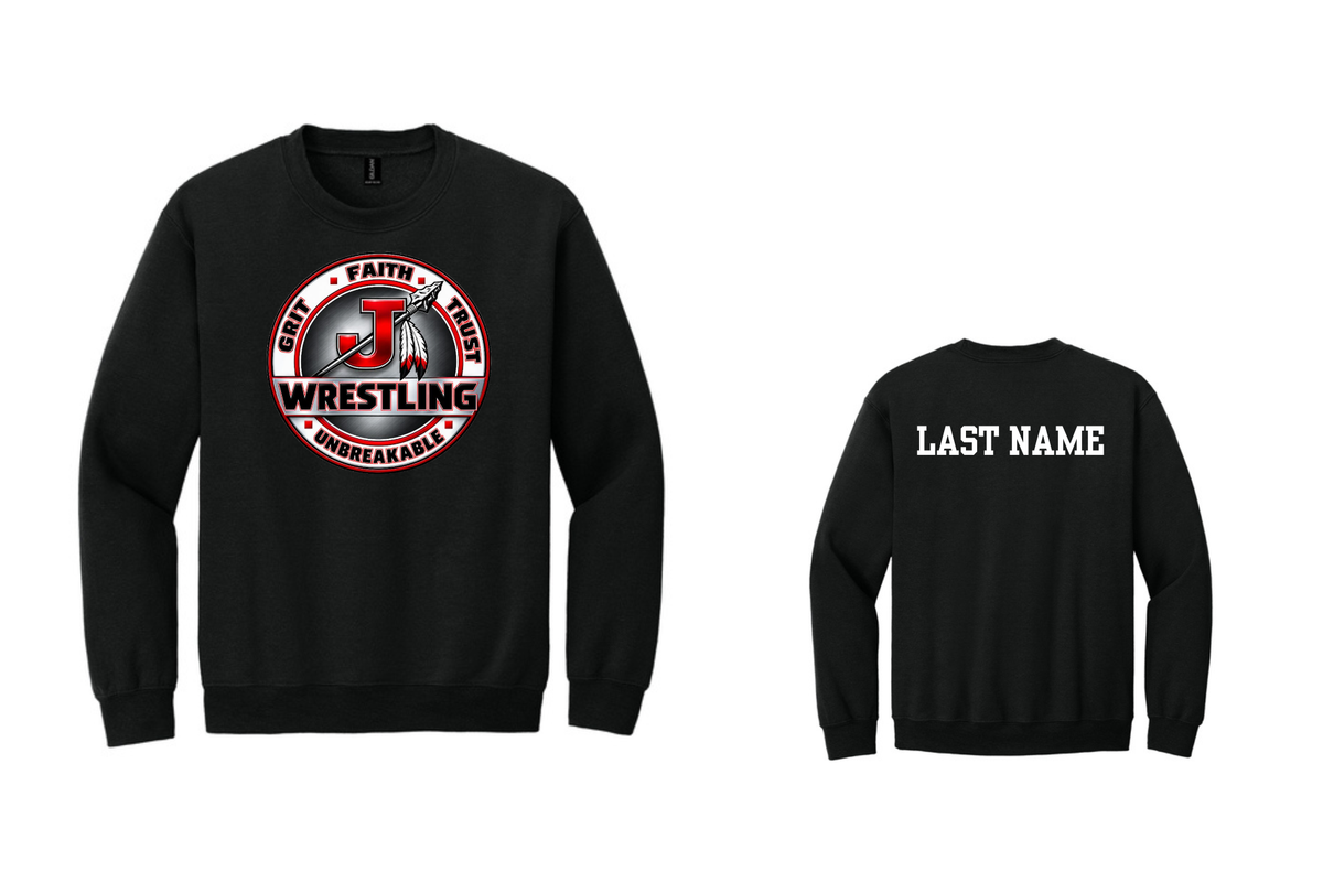 Jackson Indians Wrestling Club Sweatshirt Black (Customizable)