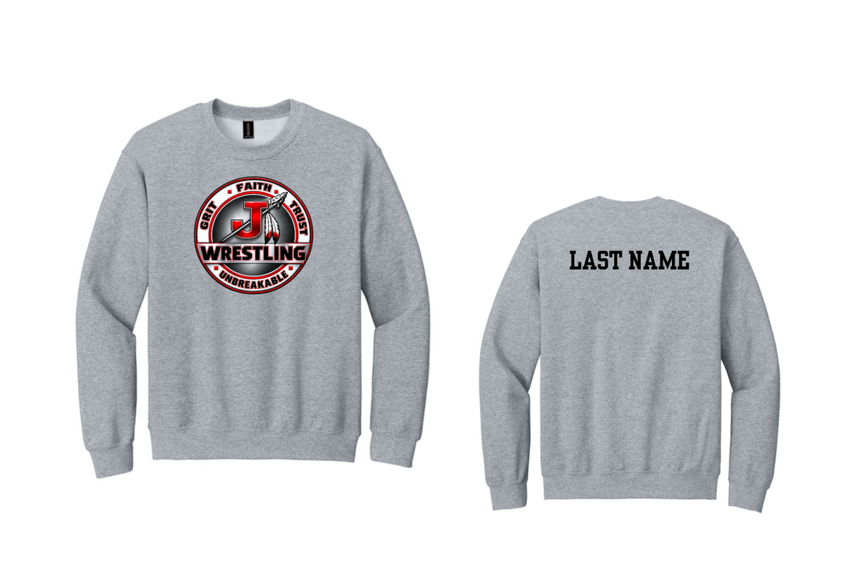 Jackson Indians Wrestling Club Sweatshirt Grey (Customizable)