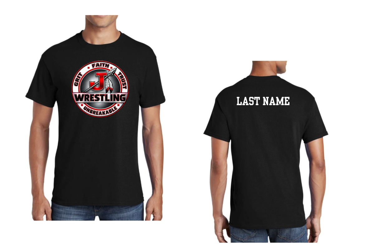 Jackson Indians Wrestling Club T Shirt Black (Customizable)