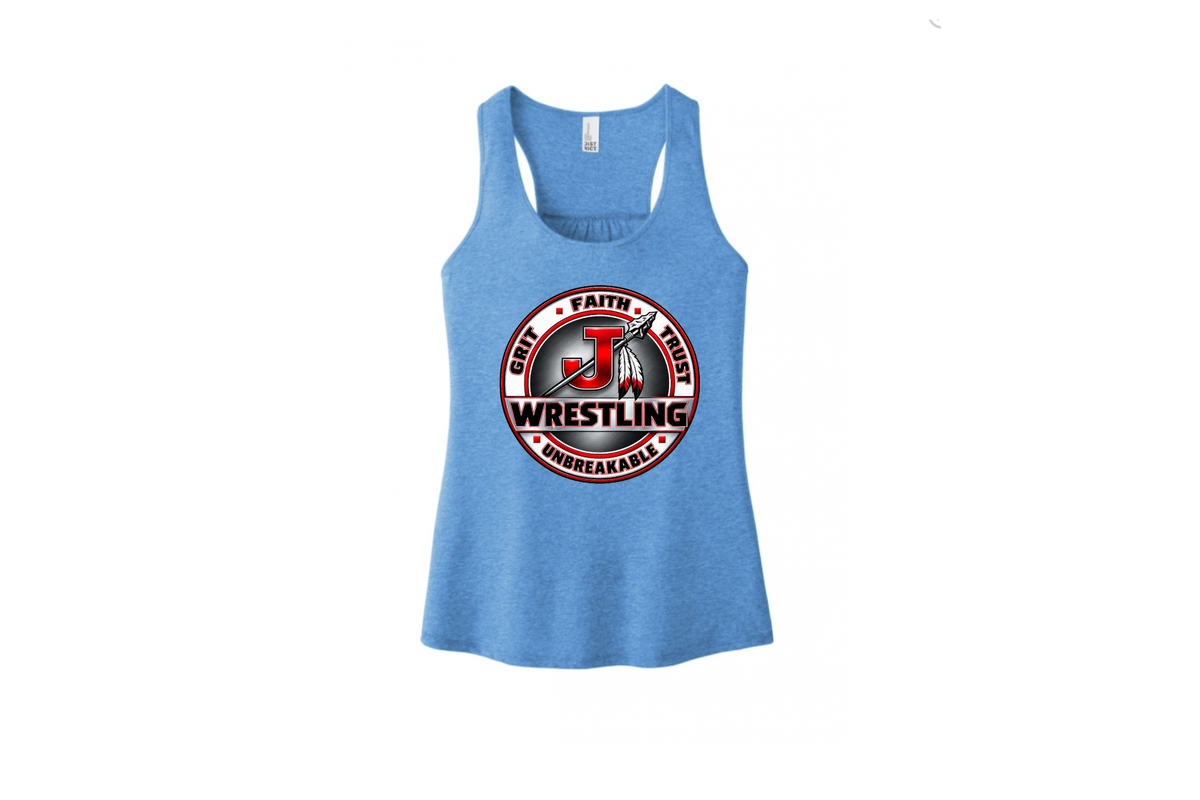 Jackson Indians Wrestling Club Tank Top Carolina Blue (Customizable)