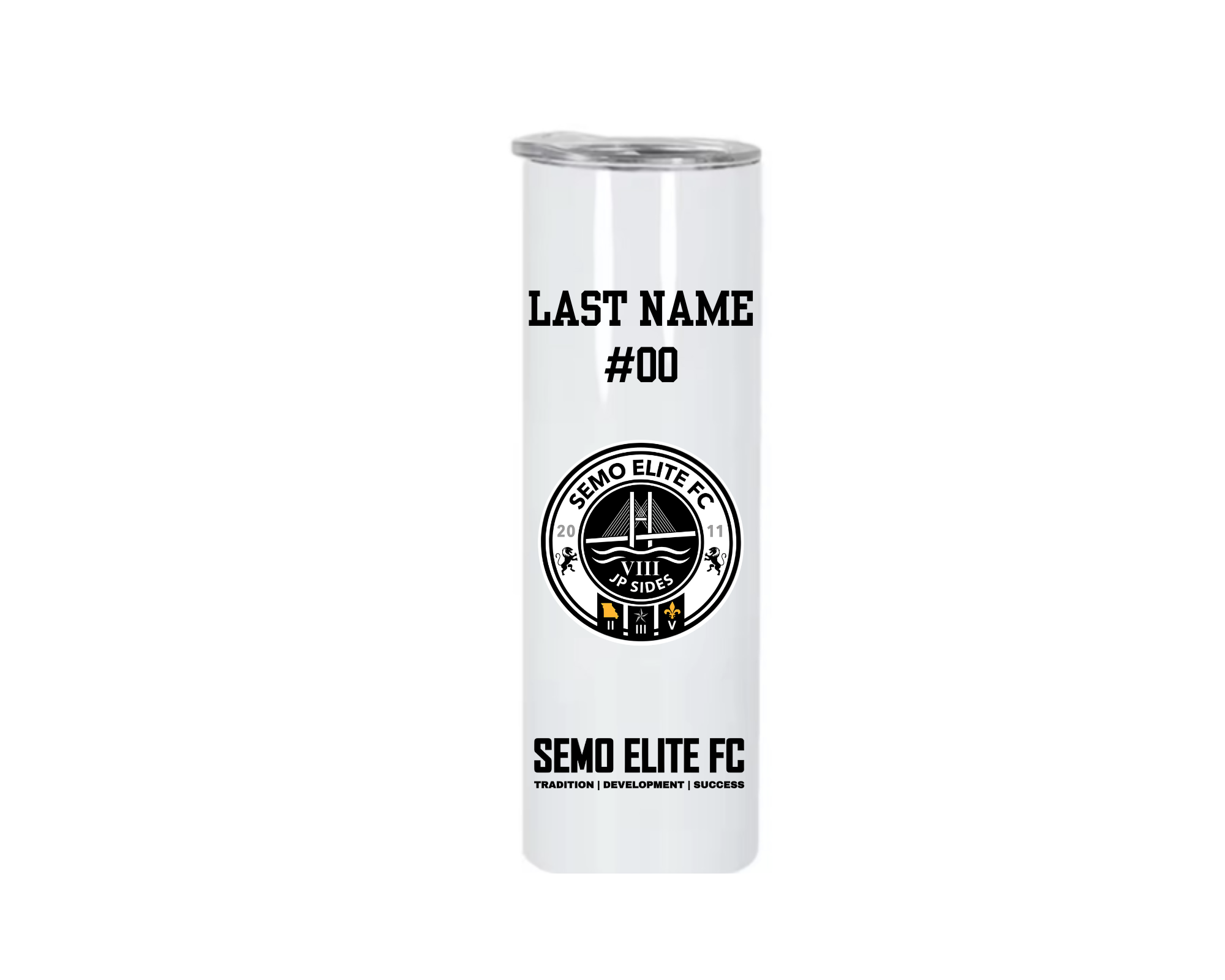 SEMO Elite FC 20oz Stainless Steel Tumbler (Customizable)