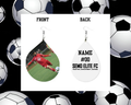 SEMO Elite FC Custom Player Tear Drop Earrings