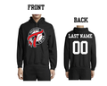 Tribe Baseball Black Hoodie (Customizable)