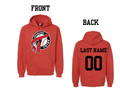 Tribe Baseball Red Hoodie (Customizable)