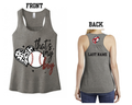 Tribe Baseball Grey Tank Top That's My Boy (Customizable)