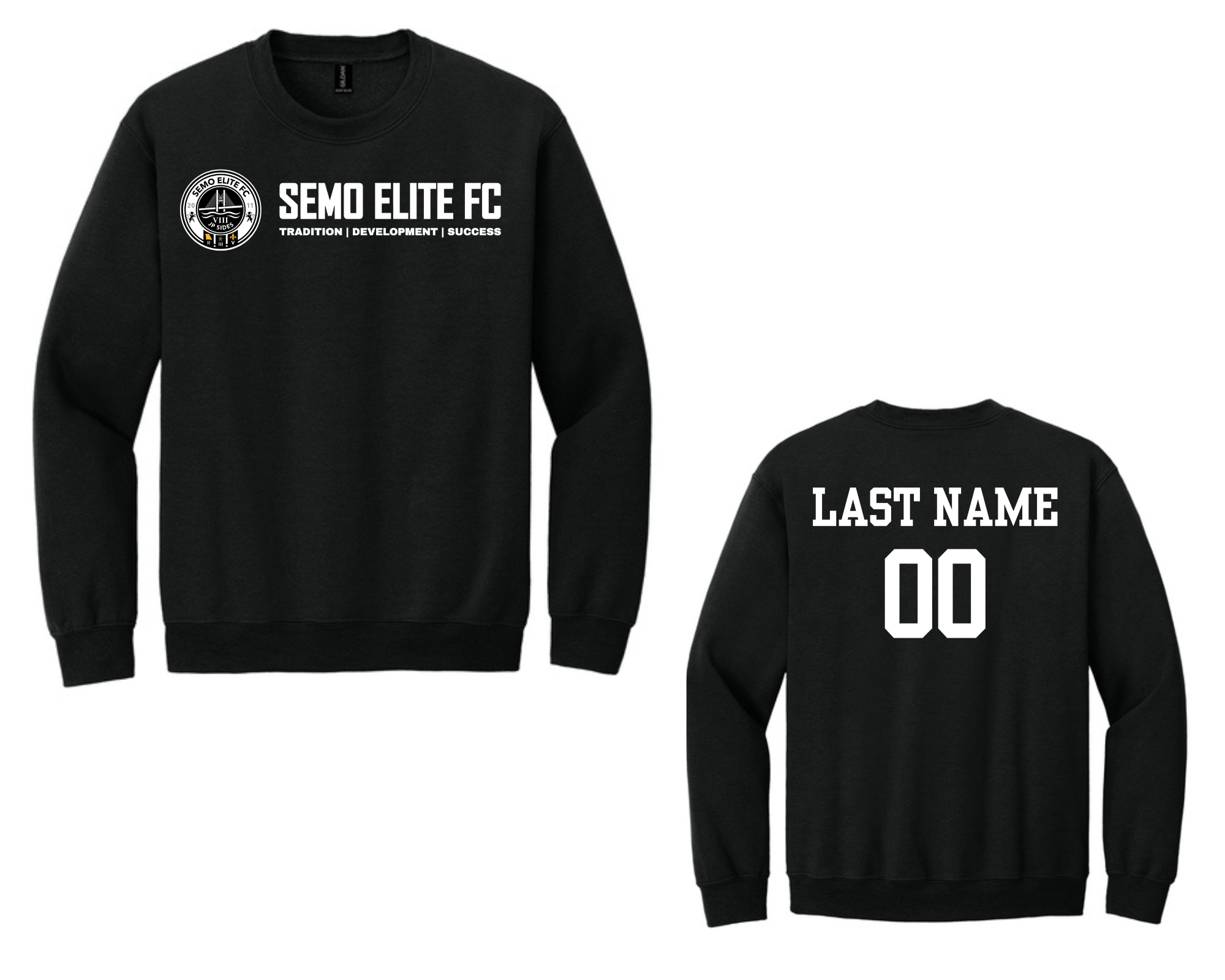 SEMO Elite FC Sweatshirt Crewneck Black (Customizable)