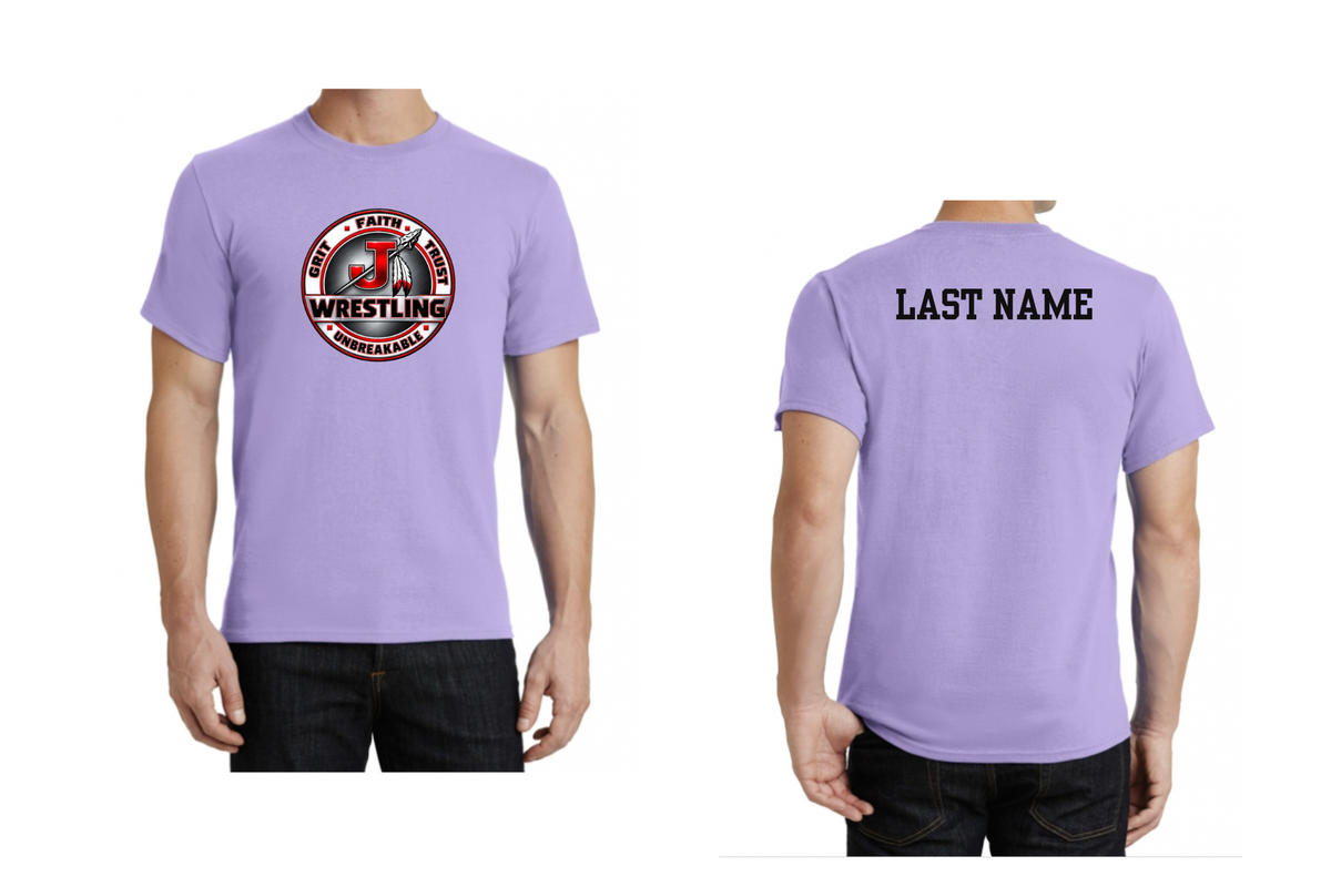 Jackson Indians Wrestling Club T Shirt Lavender (Customizable)
